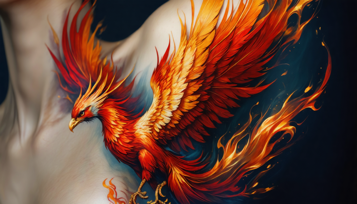 explorez la signification profonde du tatouage phénix, symbole puissant de renaissance, de transformation et de renouveau dans la culture et l'art du tatouage.