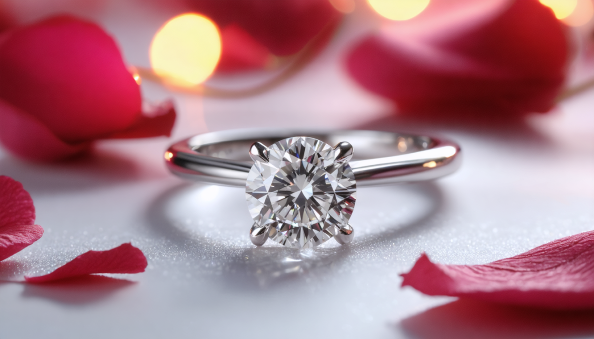 découvrez le solitaire diamant, un symbole d'élégance intemporelle, parfait pour célébrer la saint-valentin avec amour et raffinement.