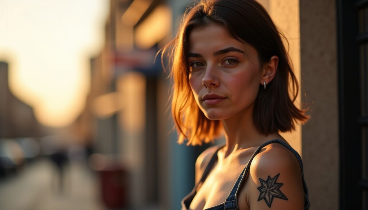 Tatouage étoile : symboles profonds du destin et éclats de lumière